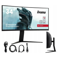 Monitor iiyama 34 zahnutý Va Led 180Hz 0,4ms 2xHDMI 2xDP hub Usb FreeSync