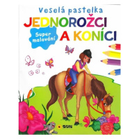 Veselá pastelka Jednorožci a koníci NAKLADATELSTVÍ SUN s.r.o.