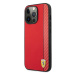 Ferrari FESAXHCP13XRE hard silikonové pouzdro iPhone 13 Pro MAX 6.7" red On Track Carbon Stripe