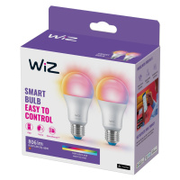 WiZ WiZ A60 LED lampa matná WiFi E27 8,5W RGBW sada 2 ks