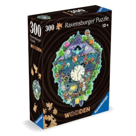 Dřevěné puzzle Kukačkové hodiny 300 dílků RAVENSBURGER