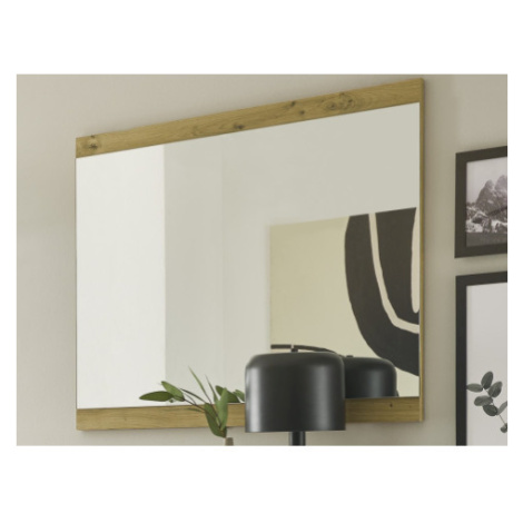 Nástěnné zrcadlo Milan 85x70 cm, dub artisan Asko