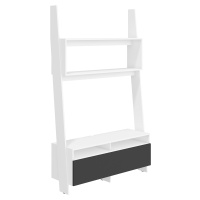 ArtCross TV stolek RACK| 09 Barva: Bílá / černý lesk