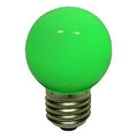 DecoLED LED žárovka, patice E27, zelená