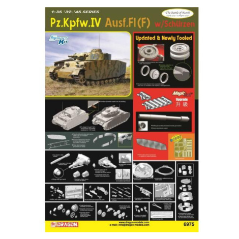 Model Kit military 6975 - Ps.IV Ausf.F1(F) w/SCHURZEN (1:35)