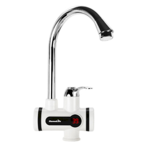 Homelife Digiterm dřezová baterie s elektrickým ohřevem vody bílá/chrom hy30-08 SDR-10D-3