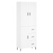 vidaXL Skříň highboard bílá 69,5 x 34 x 180 cm kompozitní dřevo