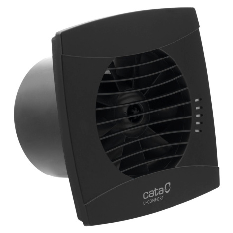 UC-12 TH koupelnový ventilátor axiální s automatem, 12W, potrubí 120mm, černá 1302200 CATA