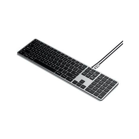 Satechi Slim W3 USB-C BACKLIT Wired Keyboard - Space Grey - US