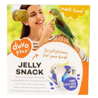 DUVO+ Jelly snack pro papoušky, želé pochoutky s chia semínky 12 × 5 g