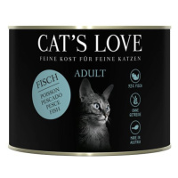 Cat's Love konzerva s čistým kuřecím masem, světlicovým olejem a petrželí 6× 200 g