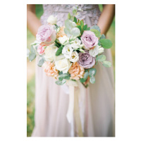 Fotografie Midsection of bride holding bouquet, All Nea / 500px, 26.7 × 40 cm