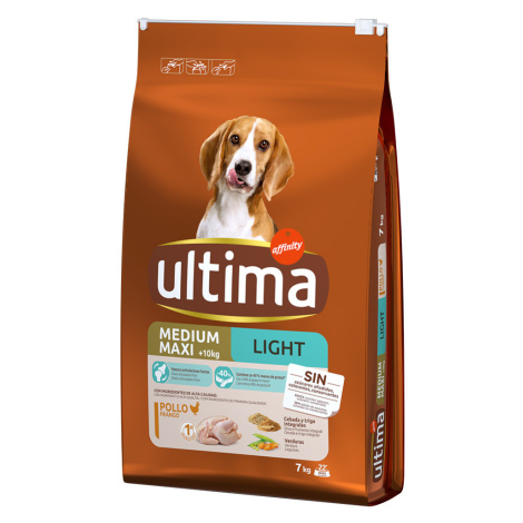 Ultima Medium / Maxi Light Adult s kuřecím - 7 kg Affinity Ultima