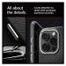 Spigen Enzo Aramid kryt iPhone 16 Pro black natural