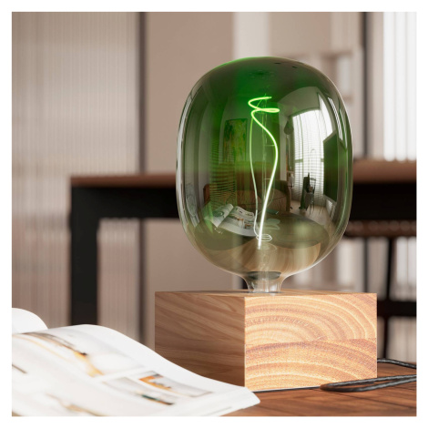 Calex Calex Square Wood stolní lampa ze dřeva
