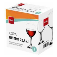 Cegeco Sklenice na víno CoK Bistro 225ml 2ks