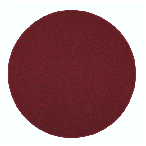 Vopi koberce Kusový koberec Astra červená kruh - 160x160 (průměr) kruh cm