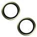 PanzerGlass HoOps ochranné kroužky Apple iPhone 15/15 Plus - žlutý hliník