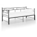 Shumee Rám vysouvací postele/pohovky černý kovový 90×200 cm, 324770