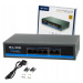 Switch pro 4xPOE 100Mbps kamery 2xUpLINK 75W Blow Extend mode