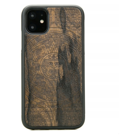 Pouzdro Bewood pro iPhone 11 Aztécký Kalendář Ziricote