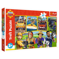 TREFL -  Puzzle 24 Maxi - Požárník Sam a přátelé / Prism A&D Fireman Sam