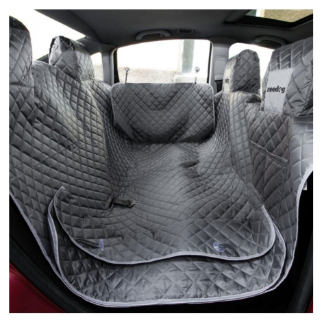 Reedog ochranný potah do auta na zip + boky - šedý - M