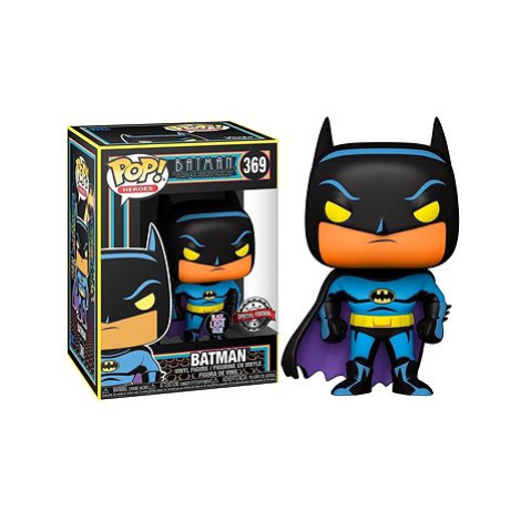 Funko Pop Heroes: DC- Batman(Black Light glow) special edition (369)