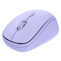 Trust Yvi+ Multi-Device Wireless-Bluetooth Silent Mouse, fialová