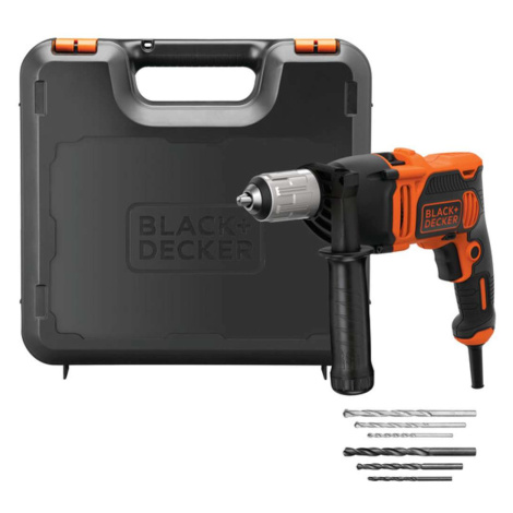 BLACK+DECKER Nářadí - Příklepová vrtačka 850 W, s příslušenstvím BEH850K-QS Black + Decker