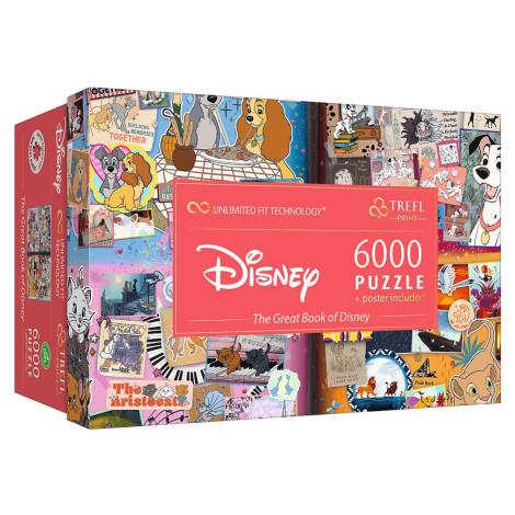 TREFL Puzzle UFT Velká kniha Disney 6000 dílků