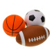 Měkký míč na fotbal, basketbal a rugby - oranžová