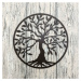 Dřevěný strom života na zeď - Yesod