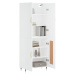 vidaXL Skříň highboard bílá 69,5 x 34 x 180 cm kompozitní dřevo