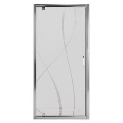 Dveře dj/tx5b 80 w15 sb glass protect SANPLAST