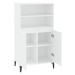 vidaXL Skříň highboard bílá 60 x 36 x 110 cm kompozitní dřevo