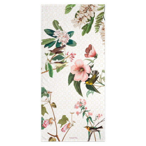 Bílá osuška 70x150 cm Blooming – Happy Friday Happy Friday Basic