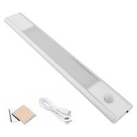 ZD106 LED bezdotykové podlinkové a nábytkové svítidlo, PIR sensor, 6000K, 20cm , dobíjecí