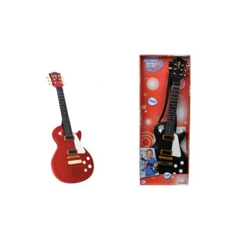 Rocková kytara, 56 cm, 2 druhy varianta 1. červená Simba