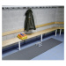 EHA Podlahová rohož pro sprchu a převlékárnu, měkčené PVC, na bm, šířka 800 mm, šedá