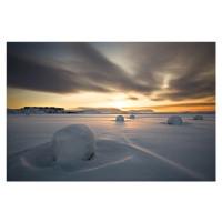 Fotografie Snow bales, Bragi Ingibergsson, 40 × 26.7 cm