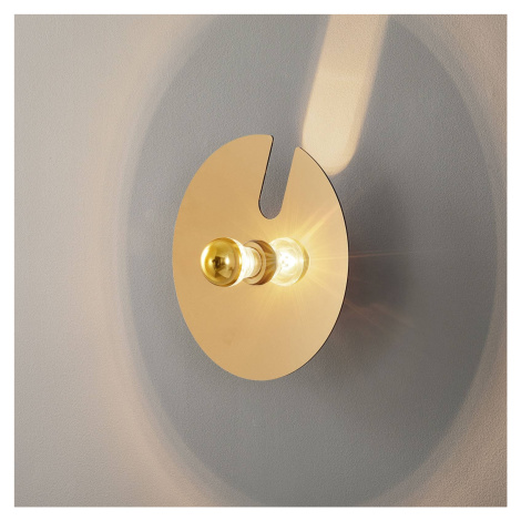 Wever & Ducré Lighting WEVER & DUCRÉ Zrcadlo 1.0 nástěnné 30cm černé/zlaté