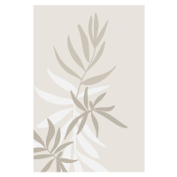 Ilustrace Solid greenery in neutrals, Blursbyai, 26.7 × 40 cm