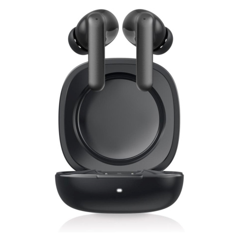 Niceboy Pins 4 PRO - Bezdrátová sluchátka s ANC 380 mAh + 2x 35 mAh IP54 černá pins-4-pro-black