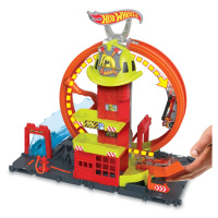 Mattel hot wheels city super hasičská stanice se smyčkou, hkx41