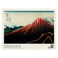 Obrazová reprodukce Sanka Hakuu (Mt Fuji Japan) 1830, Katsushika Hokusai, 40 × 30 cm