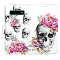 iSaprio flip pouzdro Crazy Skull pro Samsung Galaxy S10