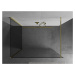 MEXEN/S Kioto Sprchová zástěna WALK-IN 120 x 115 cm, transparent, zlatá 800-120-212-50-00-115