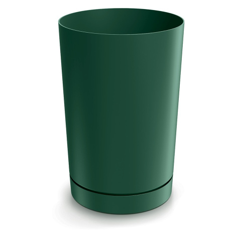 Prosperplast Plastový květináč TUBOS 30 cm tmavě zelený