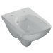 GEBERIT Selnova Compact - Závěsné WC s hlubokým splachováním, hranatý design, Rimfree 500.280.01